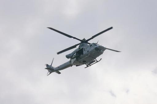 UH-1Y ヴェノム uhー1y,ヴェノム,ヘリの写真素材