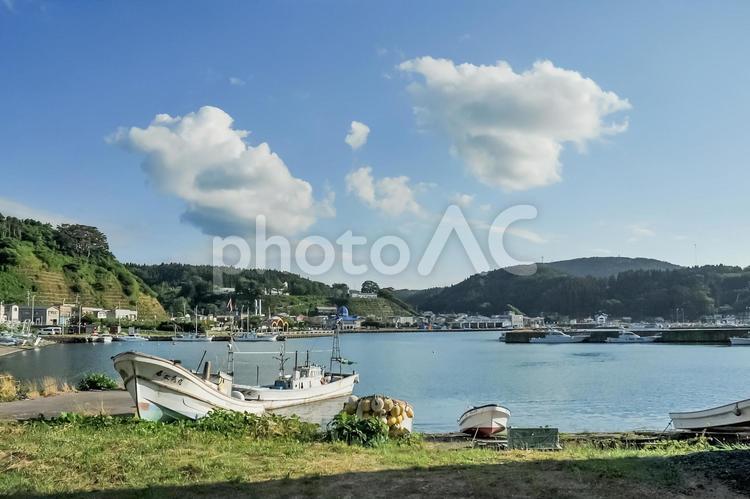 深浦港（青森） 深浦,深浦港,深浦町の写真素材