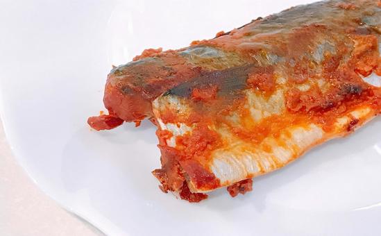 鯖味噌漬け 鯖味噌漬け,鯖,切り身の写真素材