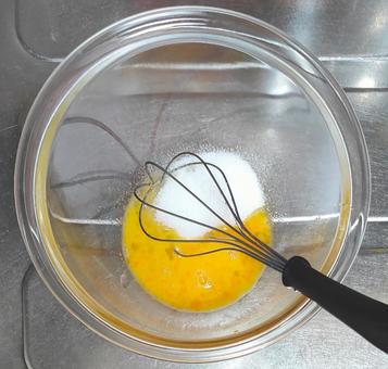 Beaten eggs and sugar, JPG