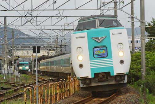 381系 特急スーパーくろしお 381系 特急スーパーくろしお 鉄道,電車,駅の写真素材