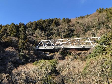 山間の橋 山間の橋の写真