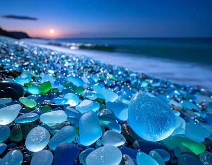 シーグラスの海岸 シーグラスの海岸の写真