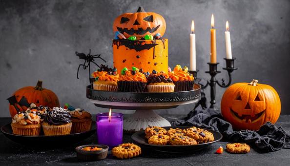 ハロウィン用のお菓子 ハロウィン用のお菓子の写真