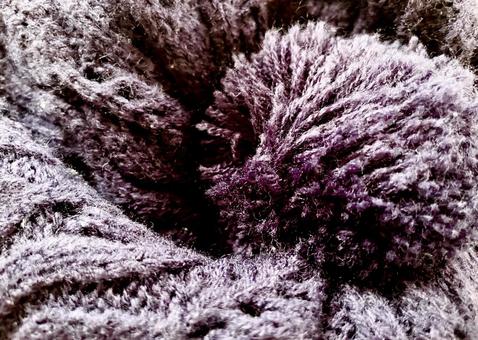 毛糸のポンポンの写真