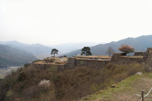 竹田城跡1 竹田城跡1 竹田城,城址,日本100名城の写真素材