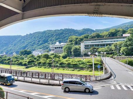 Photo, hakone yumoto station, kanagawa prefecture, ashigarashimo-gun, 