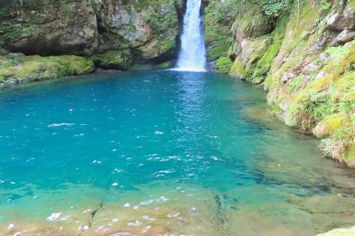 【高知県】にこ淵 【高知県】にこ淵 にこ淵,滝,滝壺の写真素材