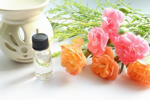 お花と香りでリラックス　１ アロマテラピー,花,花束の写真素材