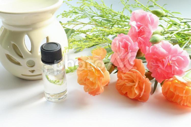 お花と香りでリラックス　１ アロマテラピー,花,花束の写真素材