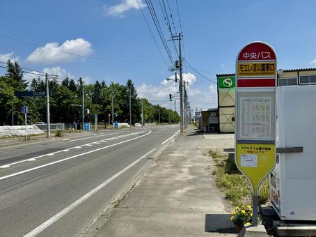 モエレ沼東口 バス停 モエレ沼東口 バス停の写真