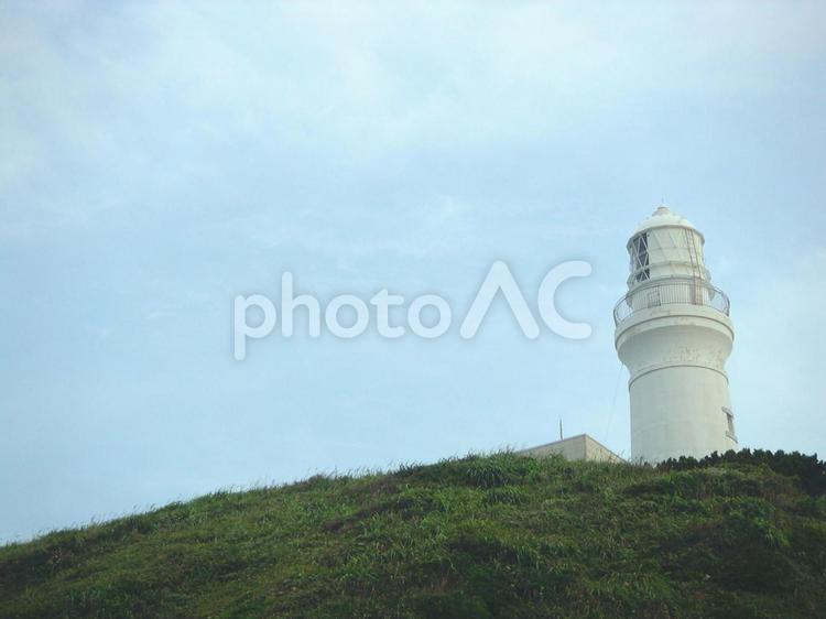 灯台の風景【千葉県銚子・犬吠岬】 灯台,岬,千葉県の写真素材