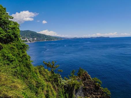 【静岡県】熱海市の風景 【静岡県】熱海市の風景 熱海市,絶景,静岡県の写真素材