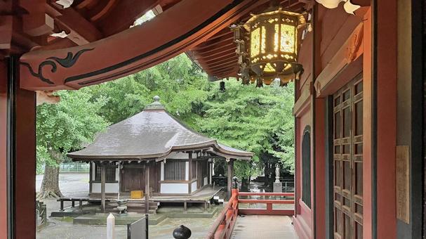 坂東33観音 05番 勝福寺 雨天の堂宇 坂東33観音 05番 勝福寺 雨天の堂宇の写真