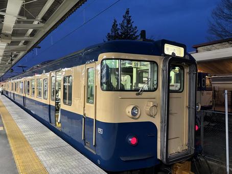 しなの鉄道 しなの鉄道 電車,鉄道,駅の写真素材