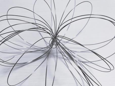 Photo, wire art, wire, spiral, 
