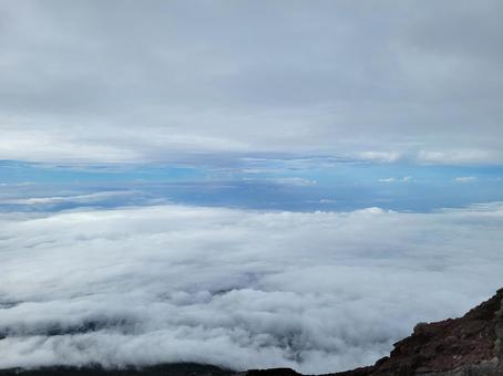 富士の雲海 富士の雲海の写真