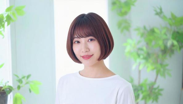 ヘアスタイルモデル:ショートボブ ヘアスタイルモデル:ショートボブの写真