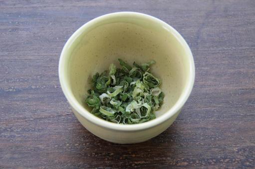 乾燥ねぎ 野菜の写真