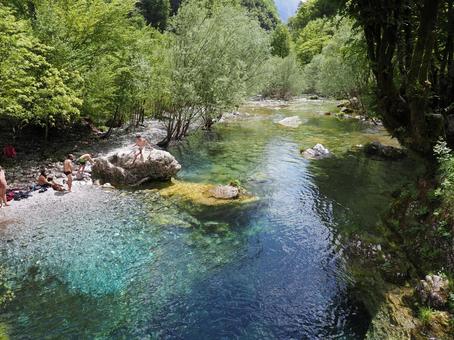 Photo, albania, blue eye, tess national park, 