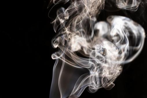 Photo, smoke, black background, steam, 