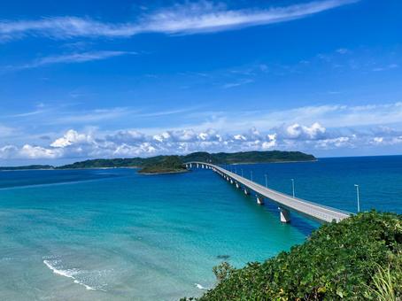 山口県下関市　角島大橋 角島大橋,山口県,下関市の写真素材