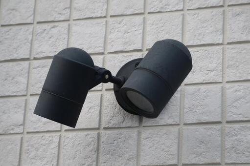 スポットライト　黒枠ダブル型 スポットライト,照明,照明器具の写真素材