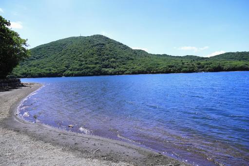 湖 湖 避暑地,夏,湖の写真素材