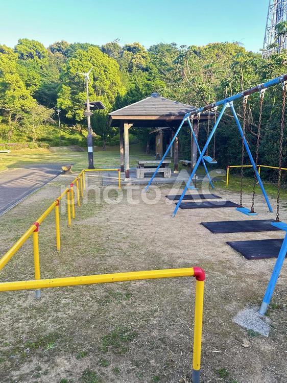 新宮市　丸山公園　遊具 新宮市,丸山公園,春の公園の写真素材