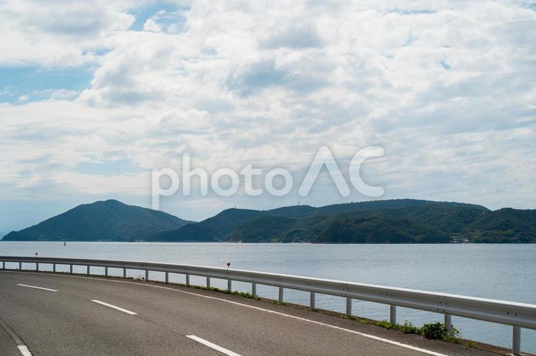 小豆島から見る瀬戸内海 小豆島,離島,島々の写真素材