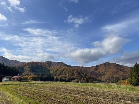 新潟県湯沢町の紅葉の写真