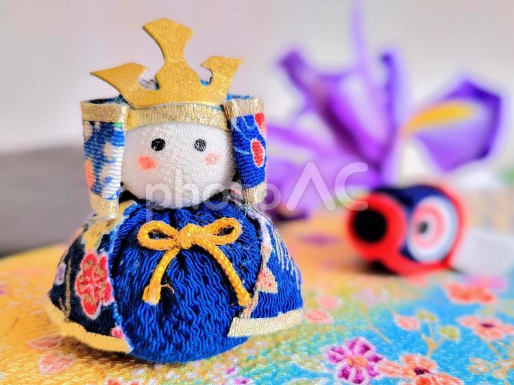 こどもの日の五月人形 こいのぼり,5月,こどもの日の写真素材