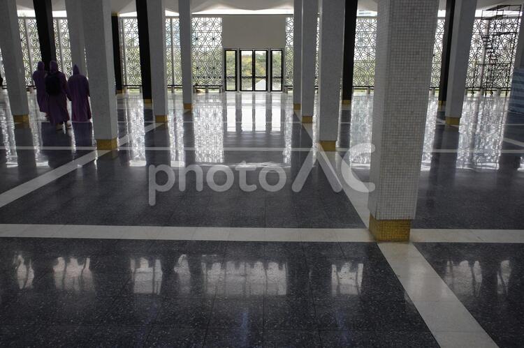 マレーシア国立モスク マレーシア,モスク,礼拝の写真素材