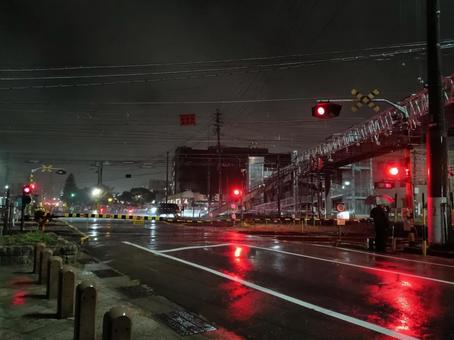 宮田前踏切最終日 jr東日本,jr,jr貨物の写真素材
