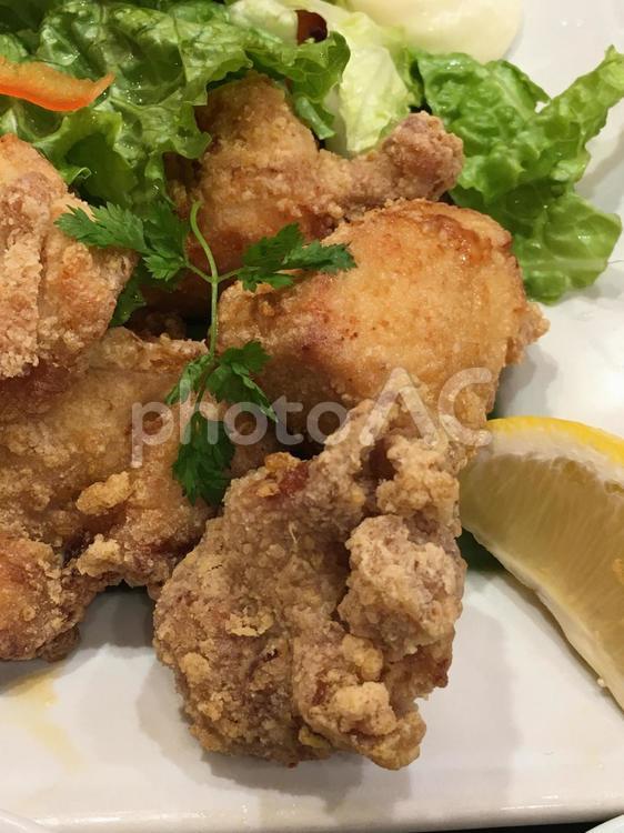 鶏の唐揚げ③ 唐揚げ,鶏唐揚げ,から揚げの写真素材