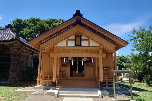 新潟県-五智白山神社 五智白山神社,白山神社,神社の写真素材