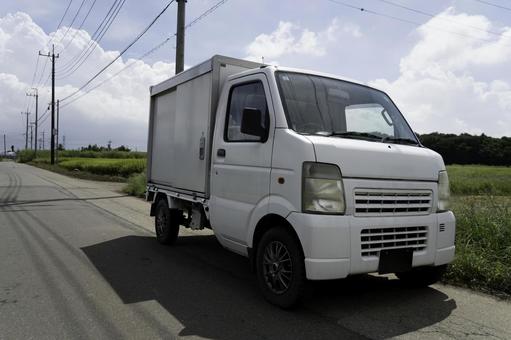 軽自動車(軽貨物) 軽自動車(軽貨物) 軽貨物,軽貨物運送,黒ナンバーの写真素材