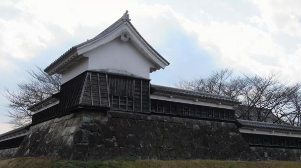 勝龍寺城 模擬隅櫓 勝竜寺城公園 勝龍寺城 模擬隅櫓 勝竜寺城公園 勝龍寺城,勝竜寺城,細川藤孝の写真素材