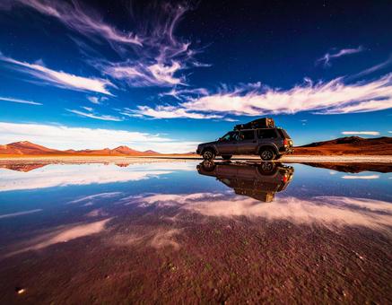 ウユニ塩湖の写真