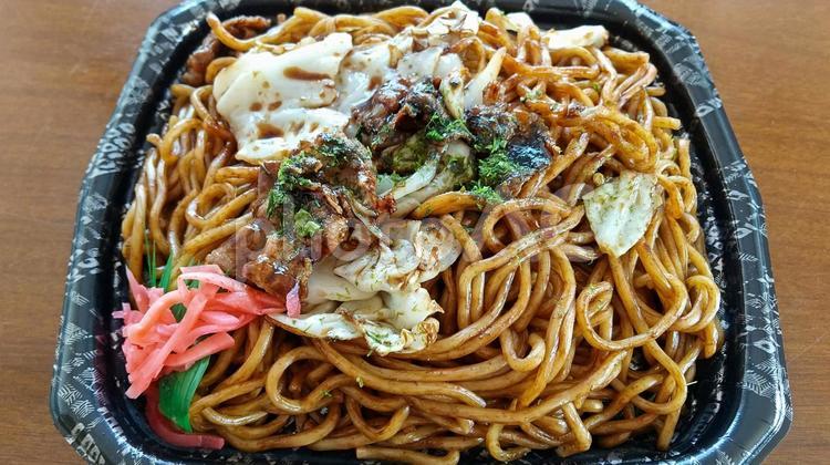 ソース焼きそば　テイクアウト ソース焼きそば,テイクアウト,焼きそばの写真素材