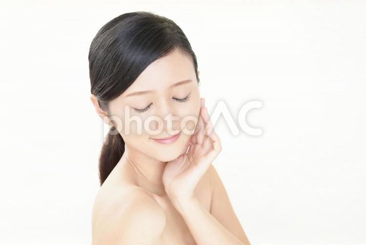 エステイメージ 美容,女性,スキンケアの写真素材