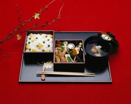紅葉の御膳 紅葉の御膳 御膳,日本料理,弁当の写真素材