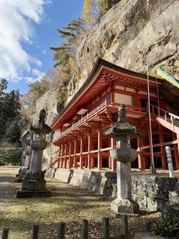 25_1119_毘沙門堂03 岩手県,平泉,神社の写真素材