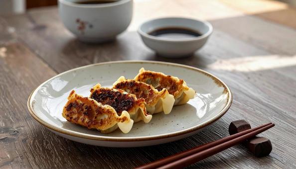 餃子 餃子の写真