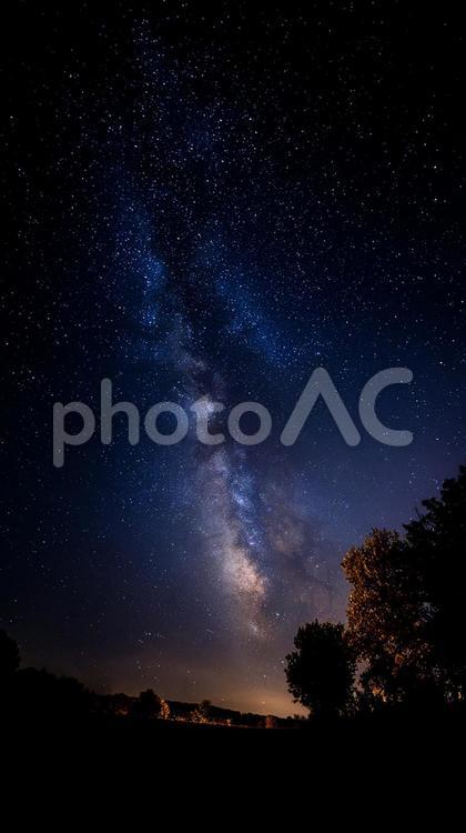 暗闇に浮かぶ星々 夜空,星,宇宙の写真素材