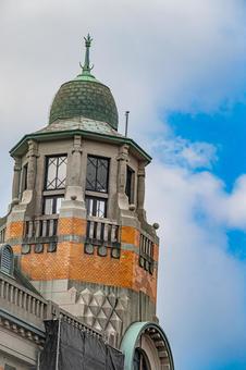 福岡県　門司港レトロの美しい建築と街並み 門司港レトロ,北九州,福岡の写真素材