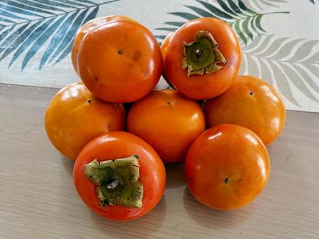 柿 柿,カキ,橙の写真素材