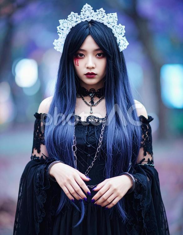 地雷系女子・本命推しの青子さん 地雷系,推し活,女子の写真素材