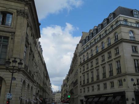 フランス、パリの街並み(町並み) フランス、パリの街並み(町並み) フランス,パリ,風景の写真素材