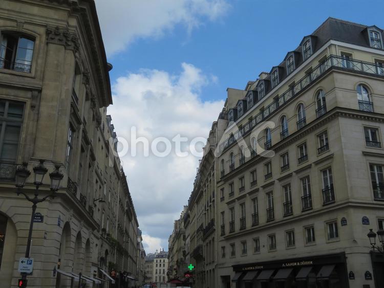 フランス、パリの街並み（町並み） フランス,パリ,風景の写真素材